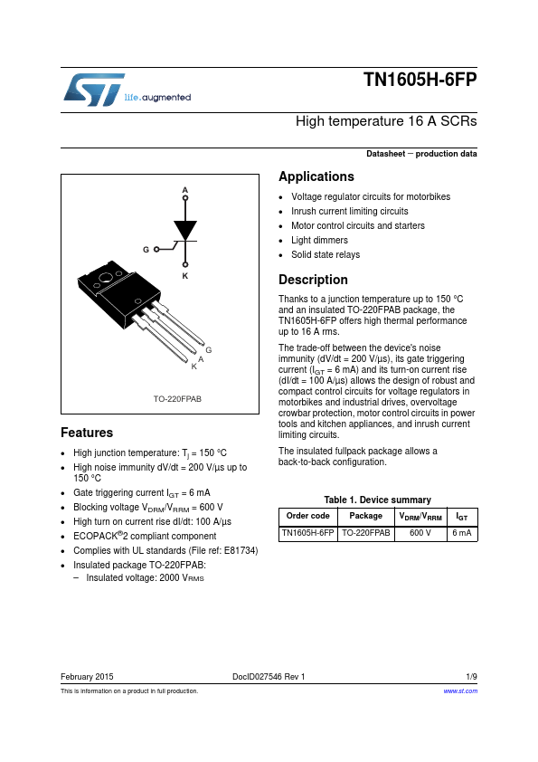 TN1605H-6FP