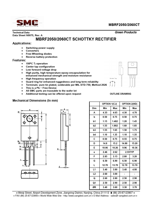 MBRF2060CT