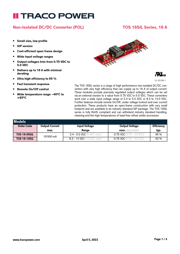 TOS16-05SIL