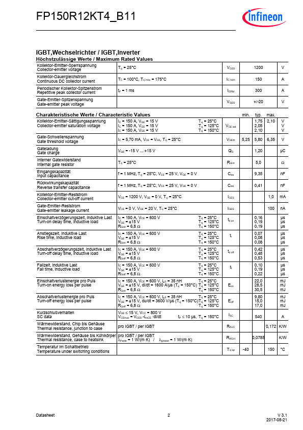 FP150R12KT4_B11