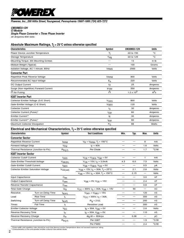 CM30MD3-12H