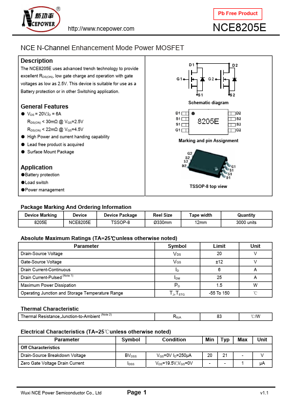 NCE8205E