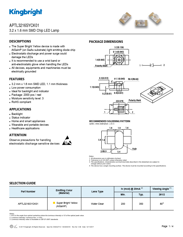 APTL3216SYCK01