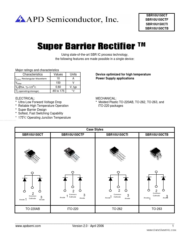 SBR10U150CTB