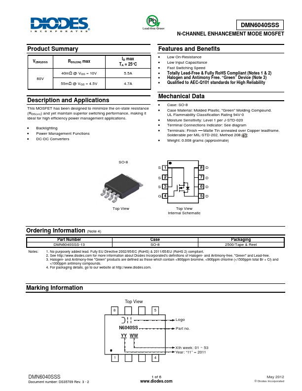 DMN6040SSS