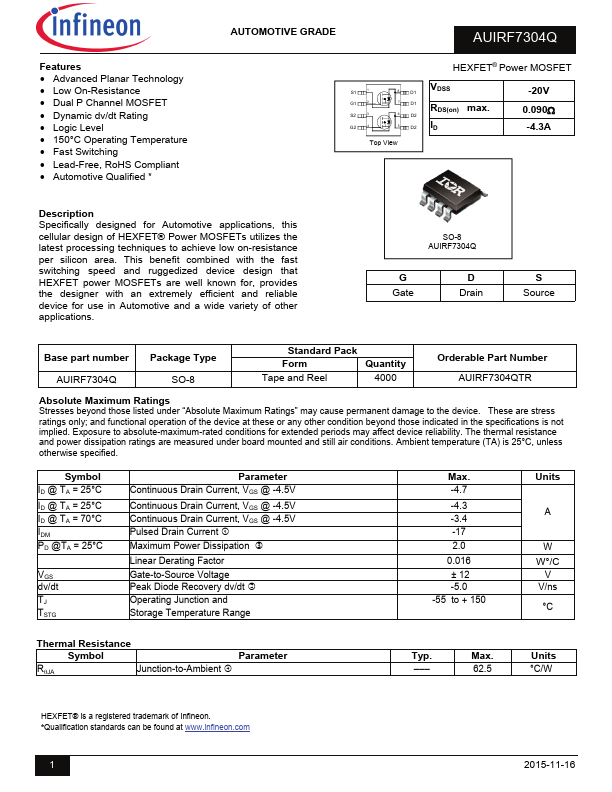 AUIRF7304Q