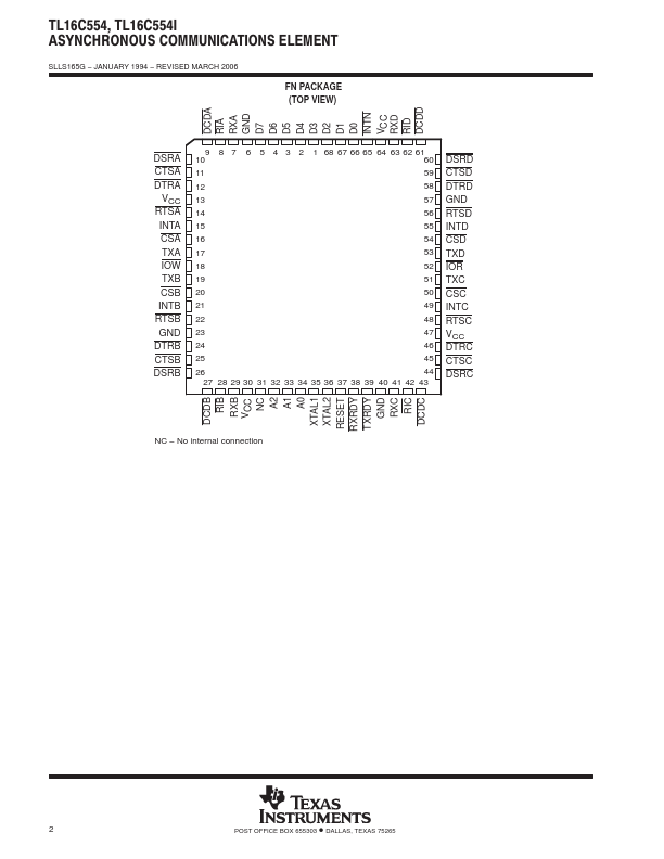 TL16C554PN