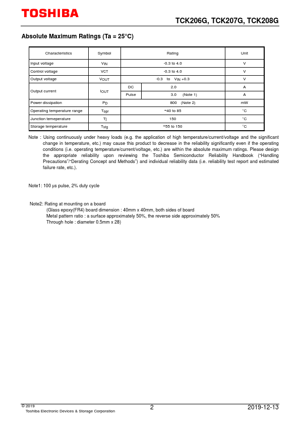 TCK208G