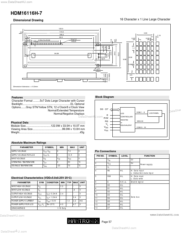 HDM16116H-7