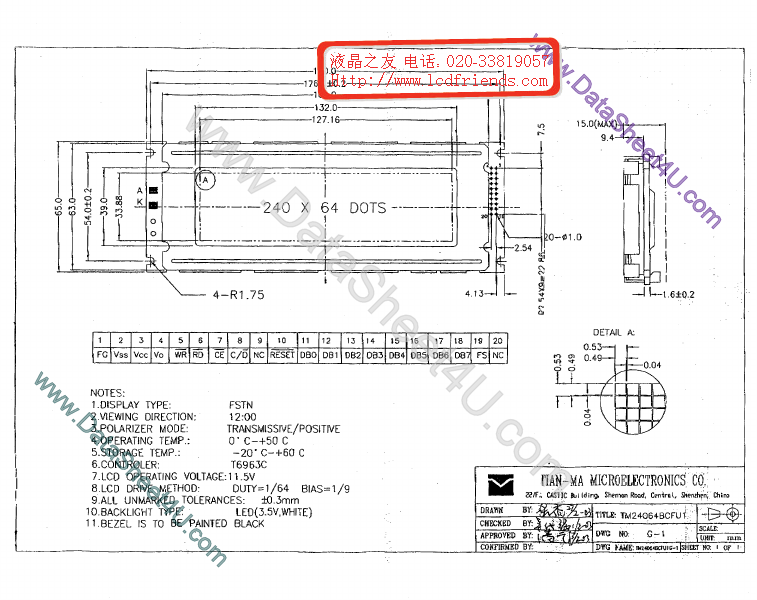 TM24064BCFU1