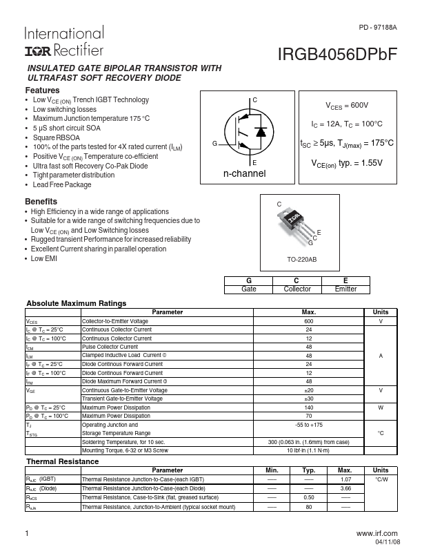 IRGB4056DPBF