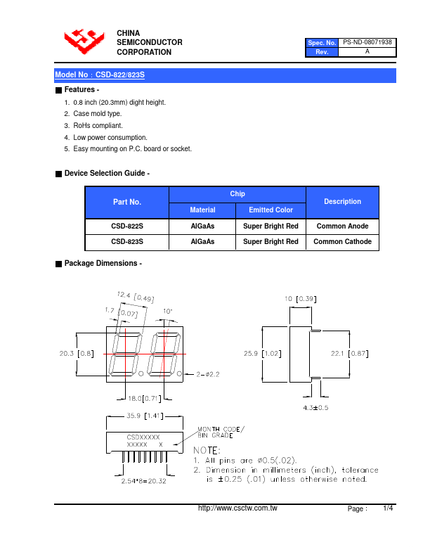 CSD-822S