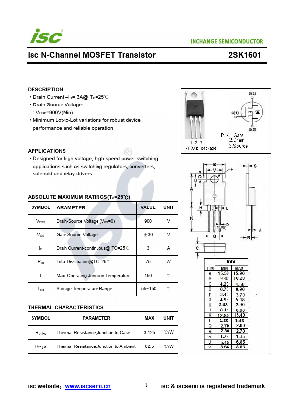 2SK1601