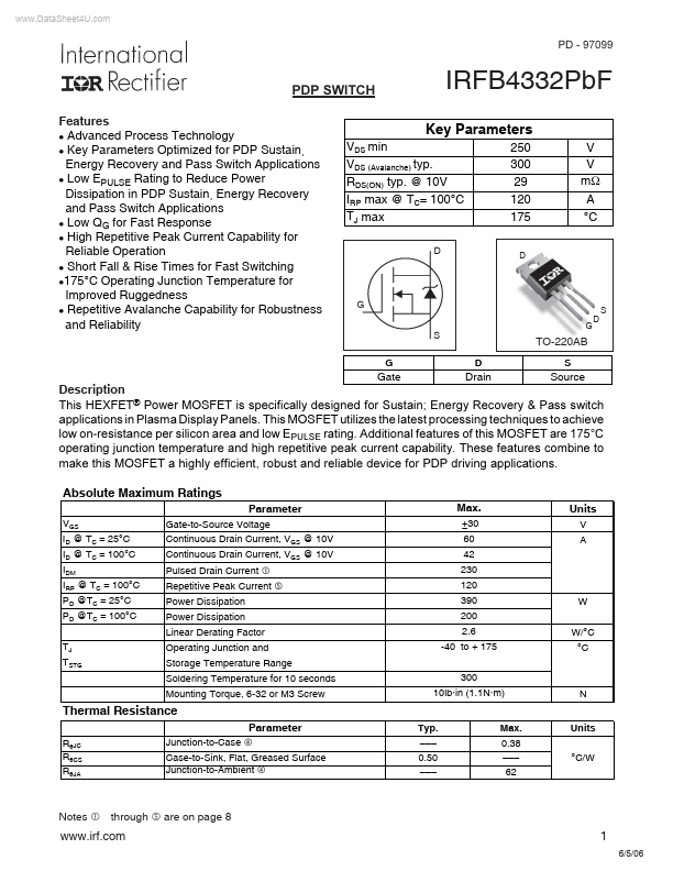 IRFB4332PBF