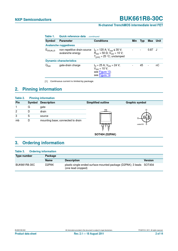 BUK661R8-30C