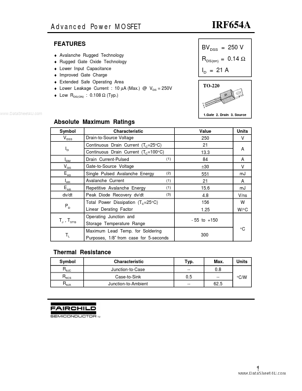 IRF654A