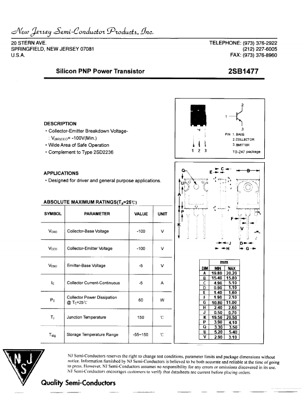 2SB1477