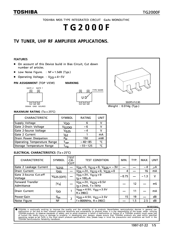 TG2000F