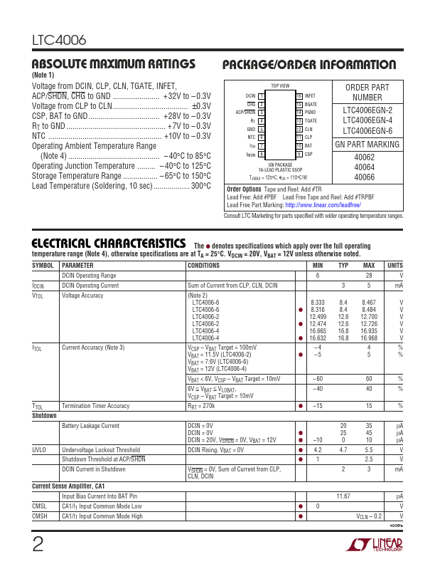 LTC4006