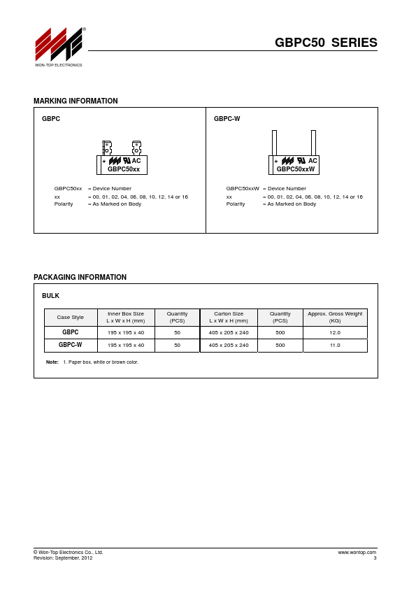 GBPC5002W