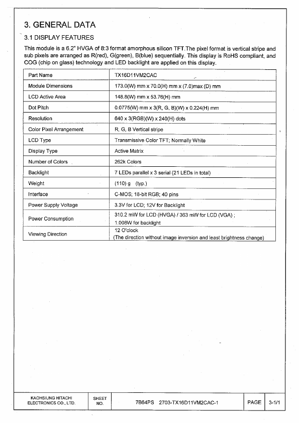 TX16D11VM2CAC