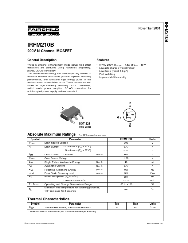 IRFM210B