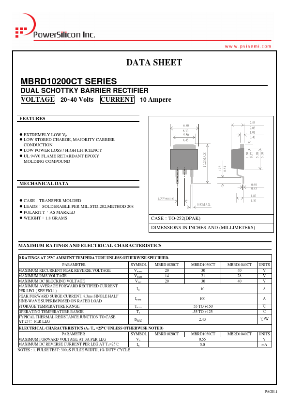 MBRD1040CT