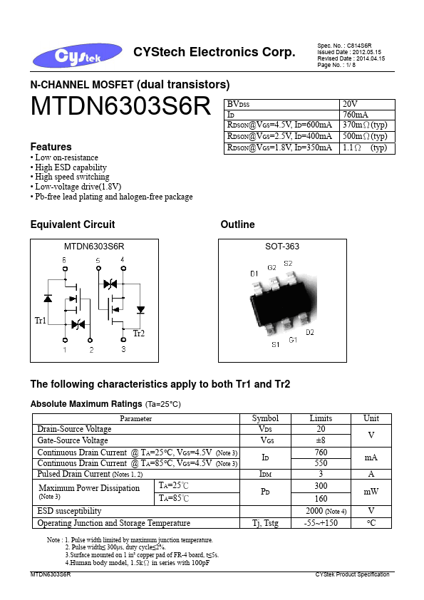 MTDN6303S6R