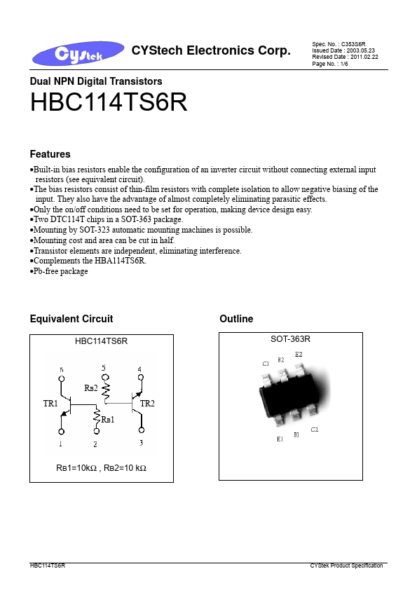 HBC114TS6R