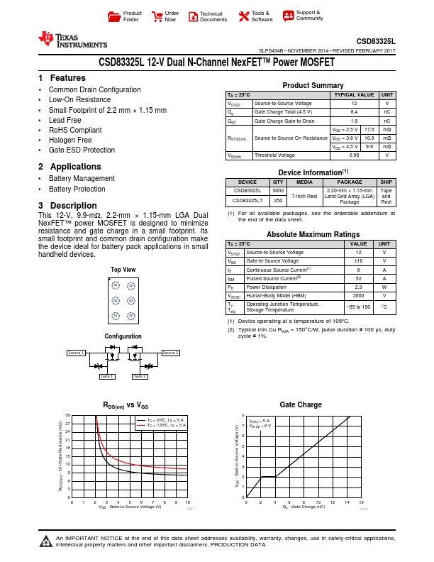 CSD83325L