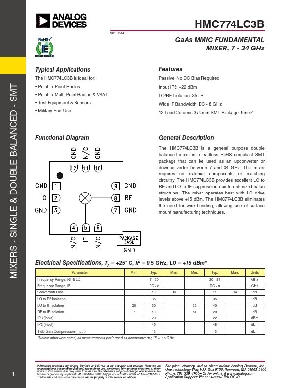 HMC774LC3B