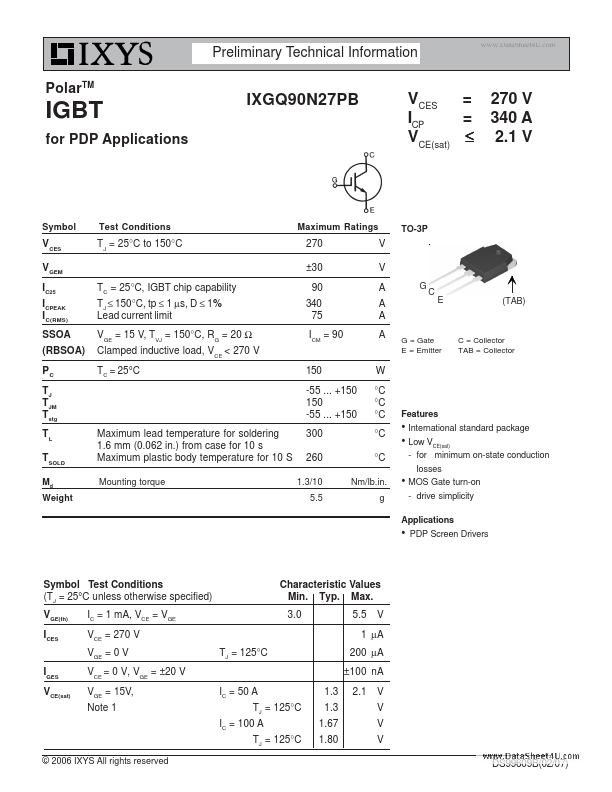 IXGQ90N27PB