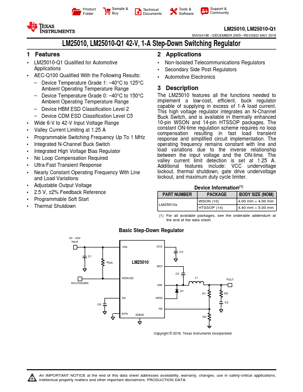 LM25010-Q1