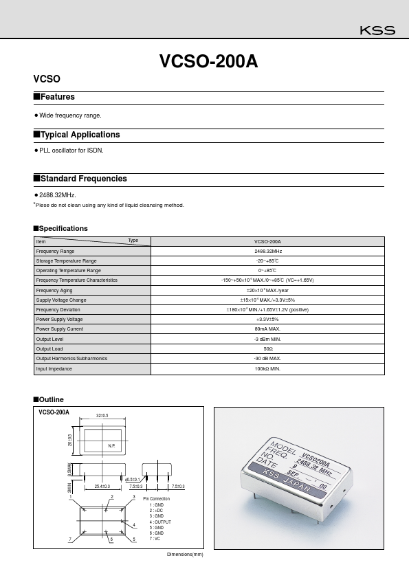 VCSO-200A