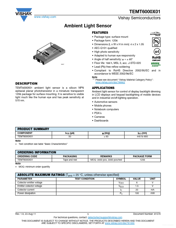 TEMT6000X01