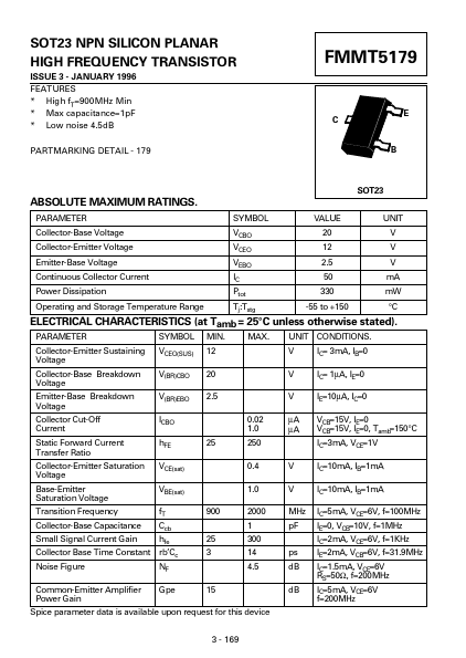 FMMT5179