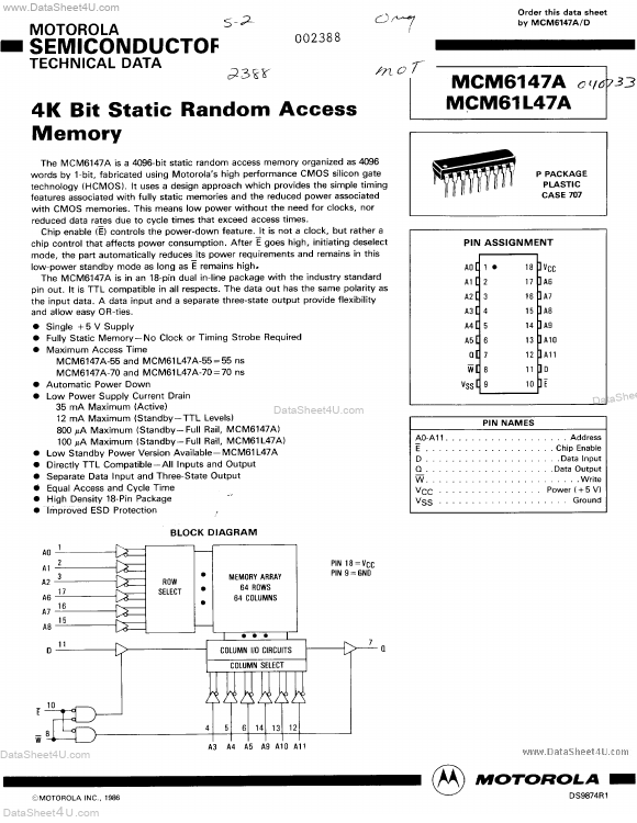 MCM6147A