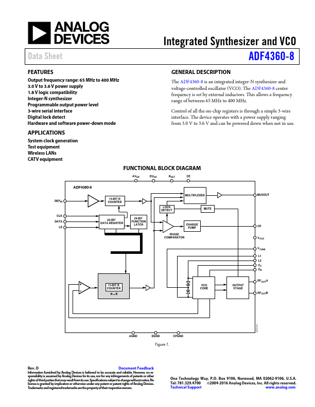 ADF4360-8