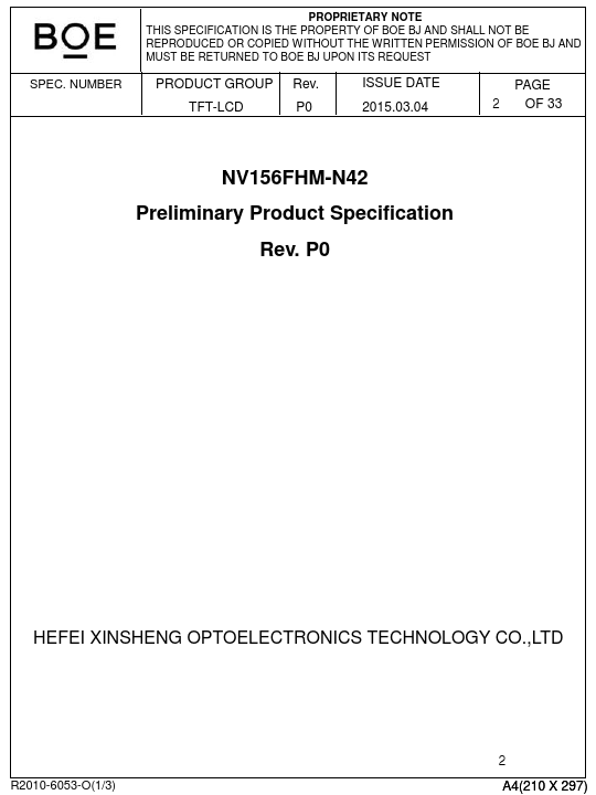 NV156FHM-N42