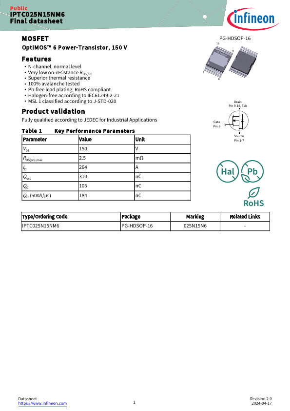 IPTC025N15NM6