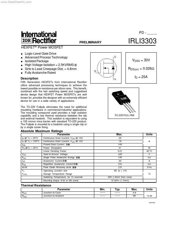 IRLI3303