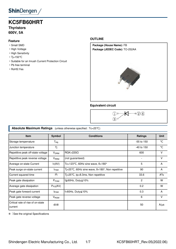 KC5FB60HRT