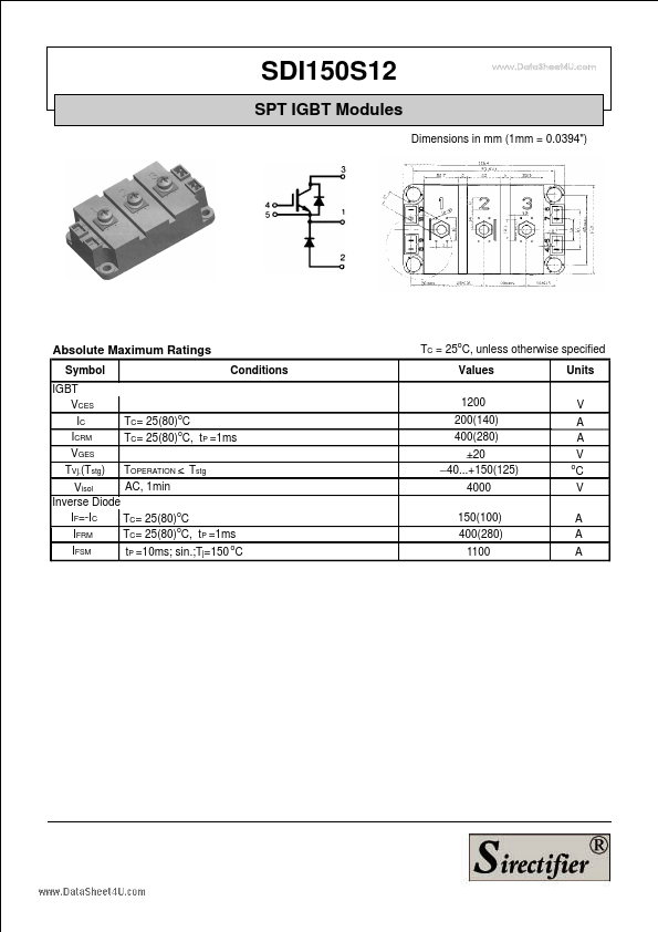 SDI150S12