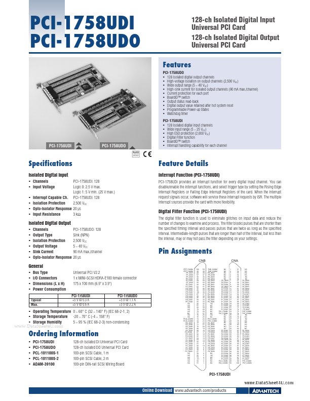 PCI-1758UDO