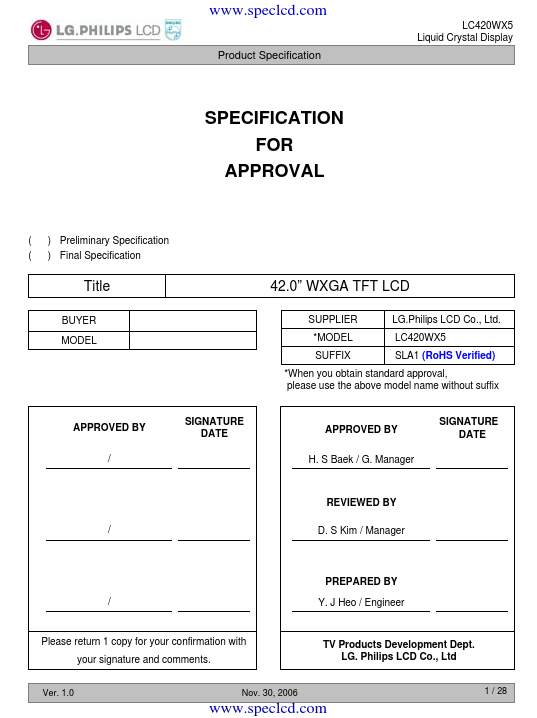 LC420WX5-SLA1