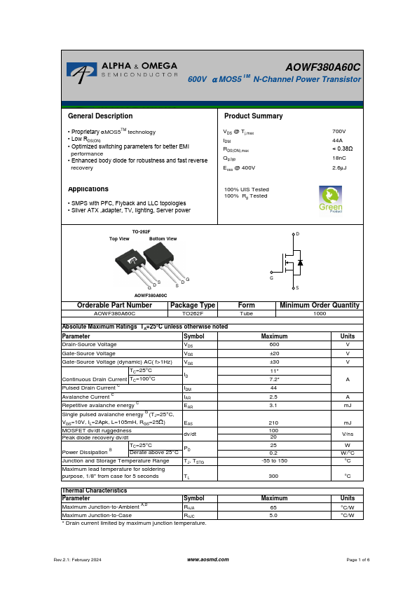 AOWF380A60C