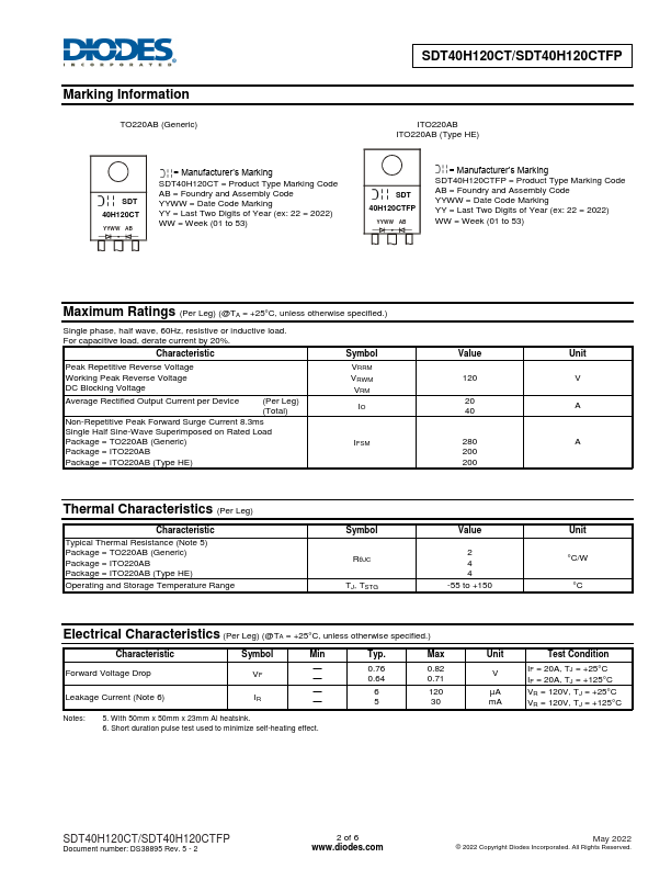 SDT40H120CTFP