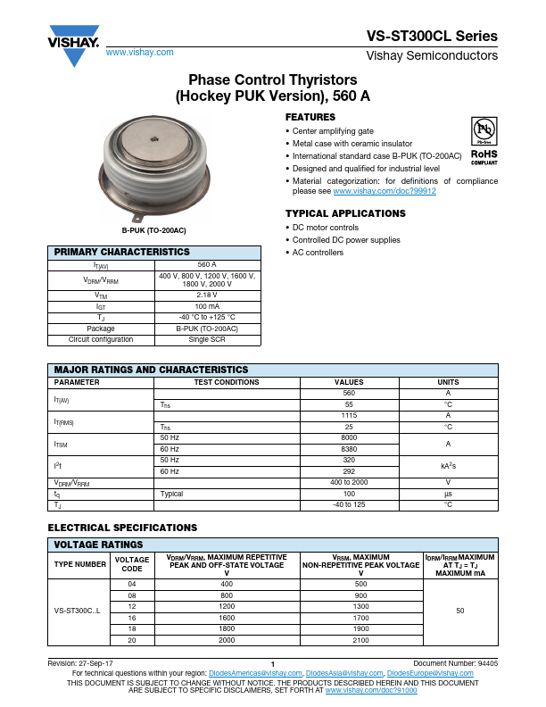 VS-ST300CL