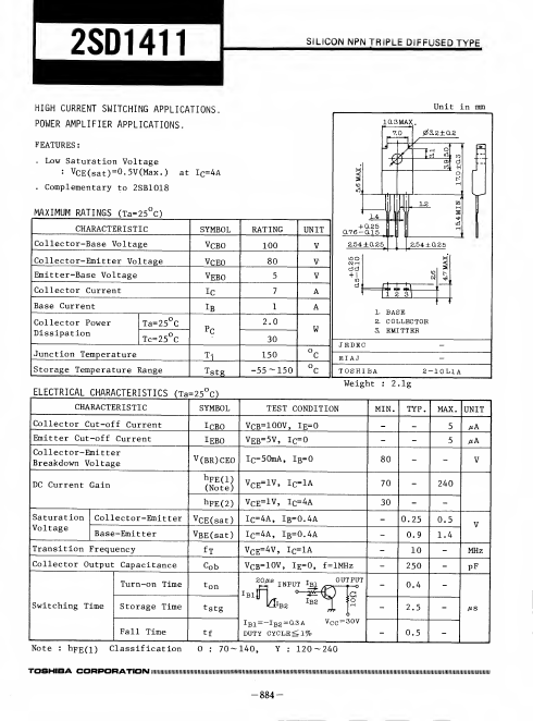 2SD1411