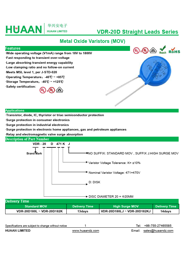 VDR-20D681K